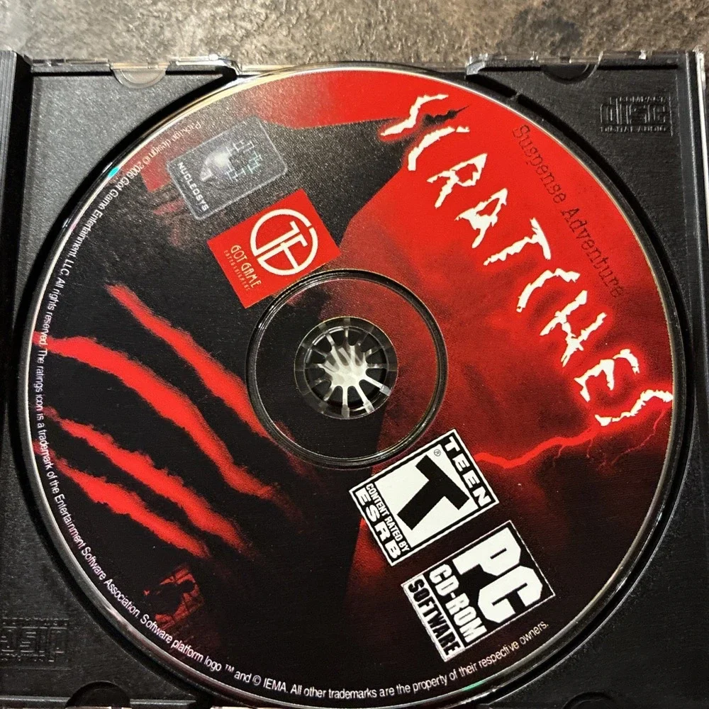 SCRATCHES PC CD Rom Computer Game 2006 jewel case